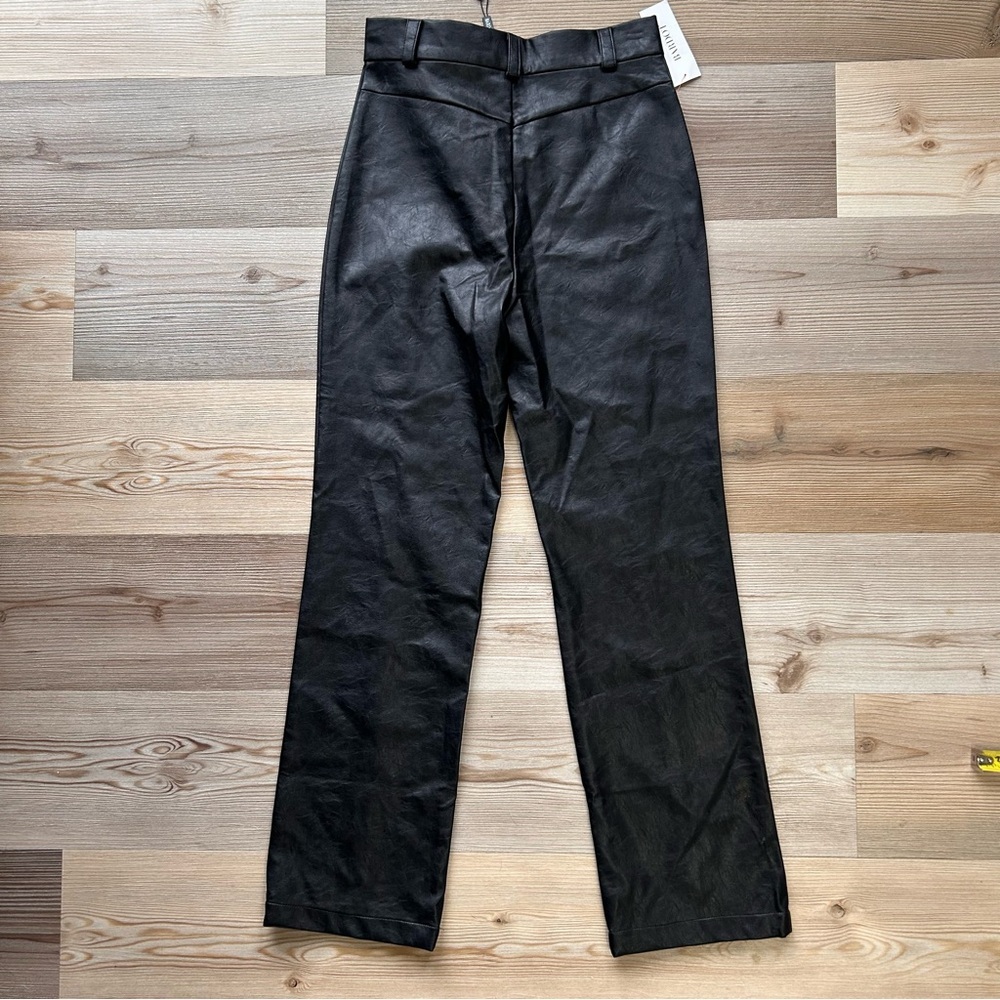 Bardot Polly Vegan Leather Pant in Black - Picture 10 of 10